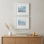 18" X 16" White Frame Cancun Magic (Set Of 2)