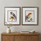 14" X 16" Metallic Bronze Frame Eco Bird (Set Of 2)