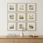 16" X 16" Champagne Gold Color Frame  Atmosphere (Set Of 9)