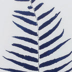 Set of Two Indigo Leaves Champagne Gold Framed Art