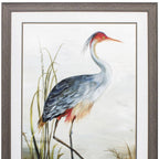 36" X 27" Brown Heron Framed Art