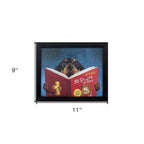 11" X 9" Black Frame 50 Scents Of Gray