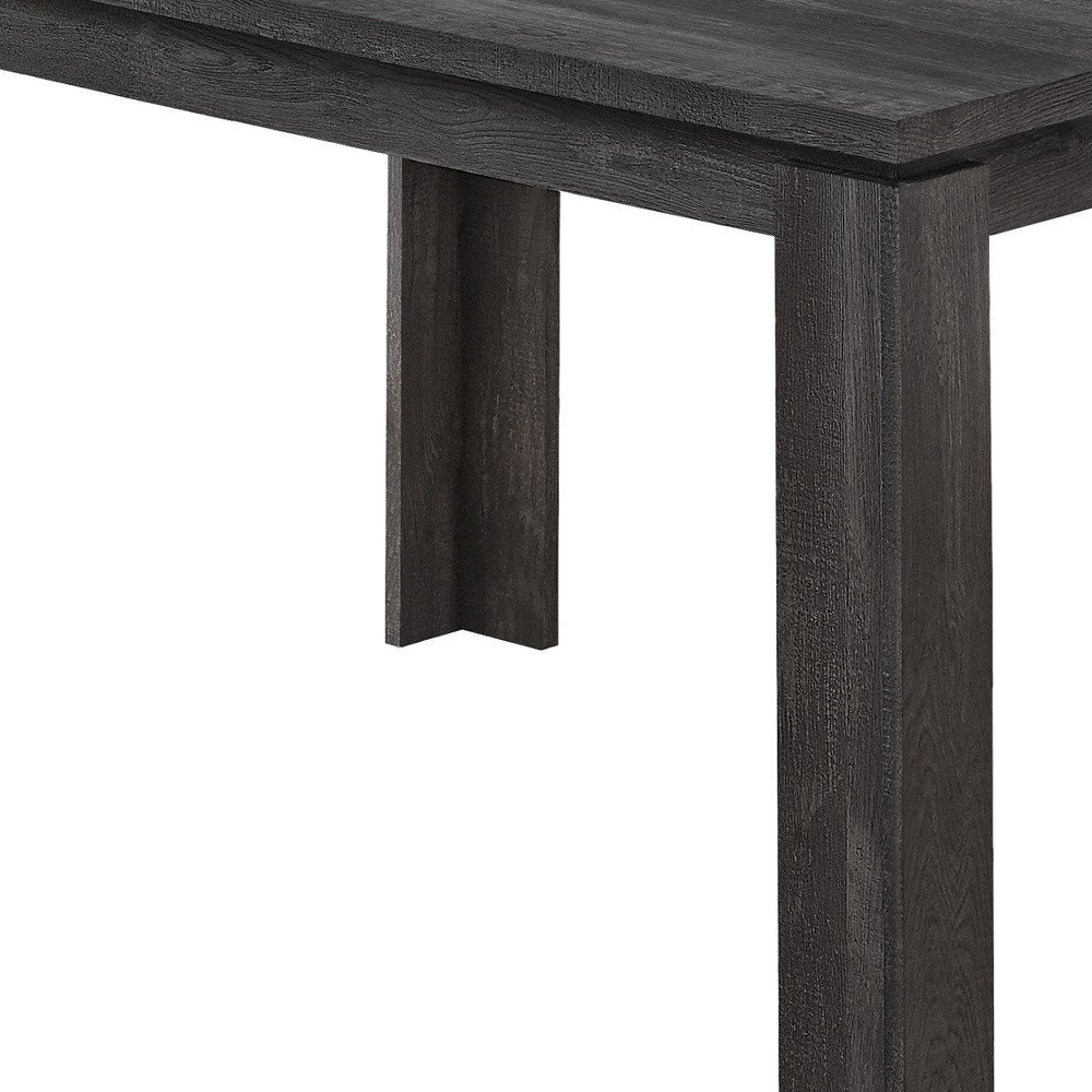 47" Gray Dining Table