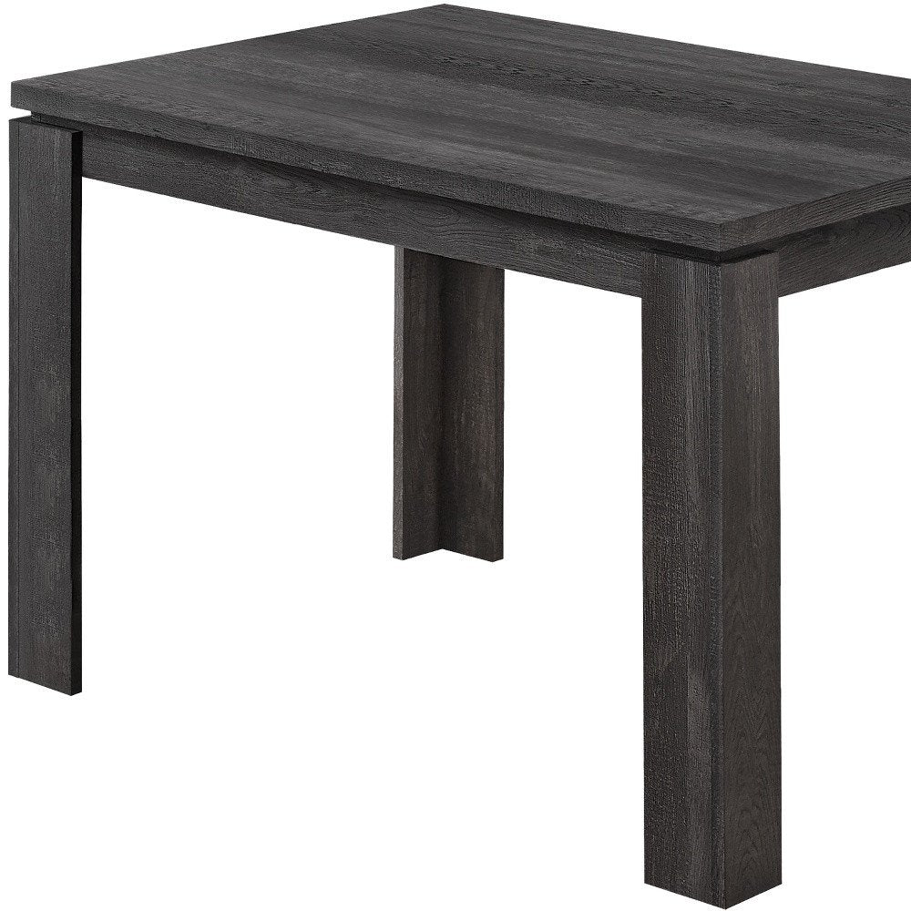 47" Gray Dining Table