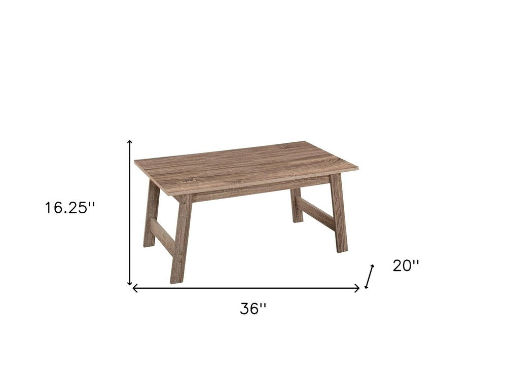 Set of Three 36" Espresso Coffee Table