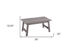 Set of Three 36" Espresso Coffee Table