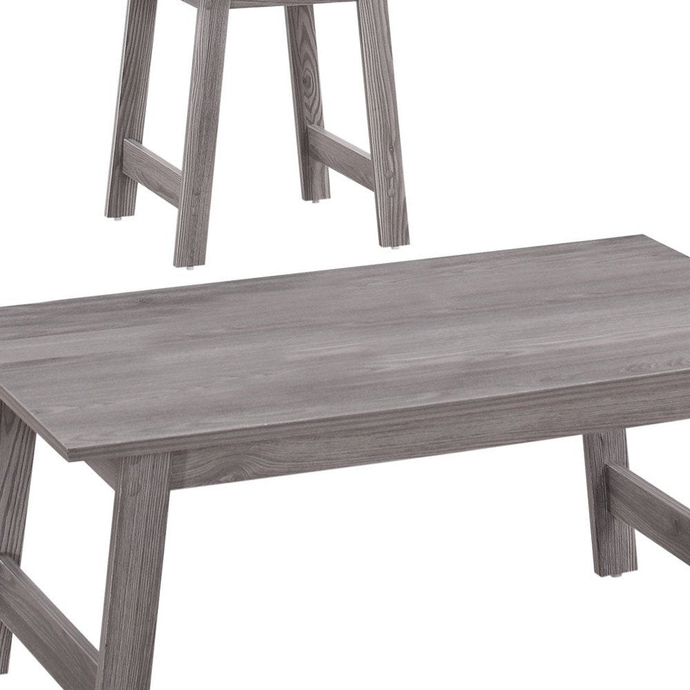 Set of Three 36" Espresso Coffee Table