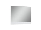 45" White Wood Framed Mounted Dresser Mirror