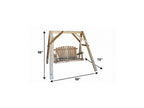 70" Natural Swing Chair