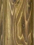 Natural Dark Brown Finish Low Post Cedar Log King Bed