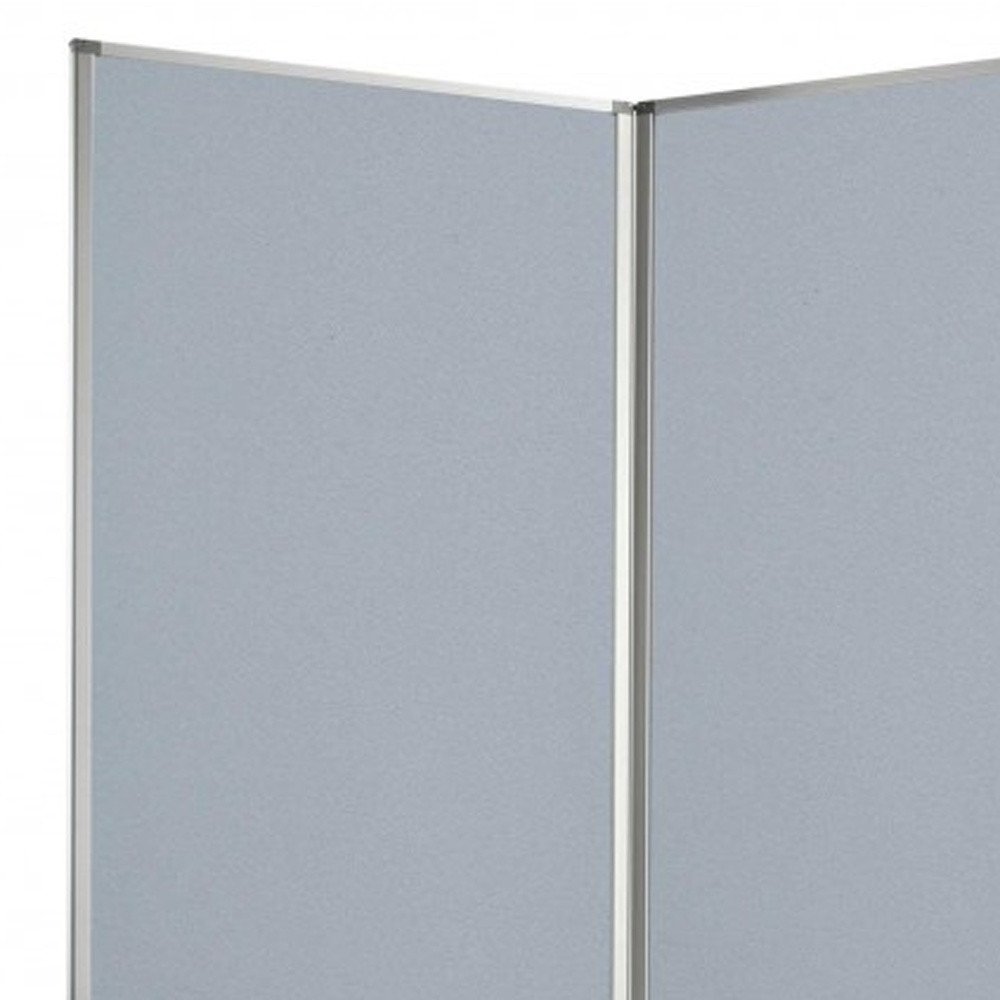 71" Green Iron Folding Nine Panel Screen Room Divider