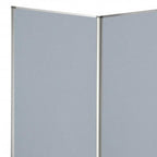 71" Green Iron Folding Nine Panel Screen Room Divider