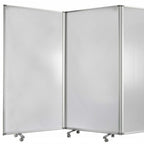 71" Green Iron Folding Six Panel Screen Room Divider