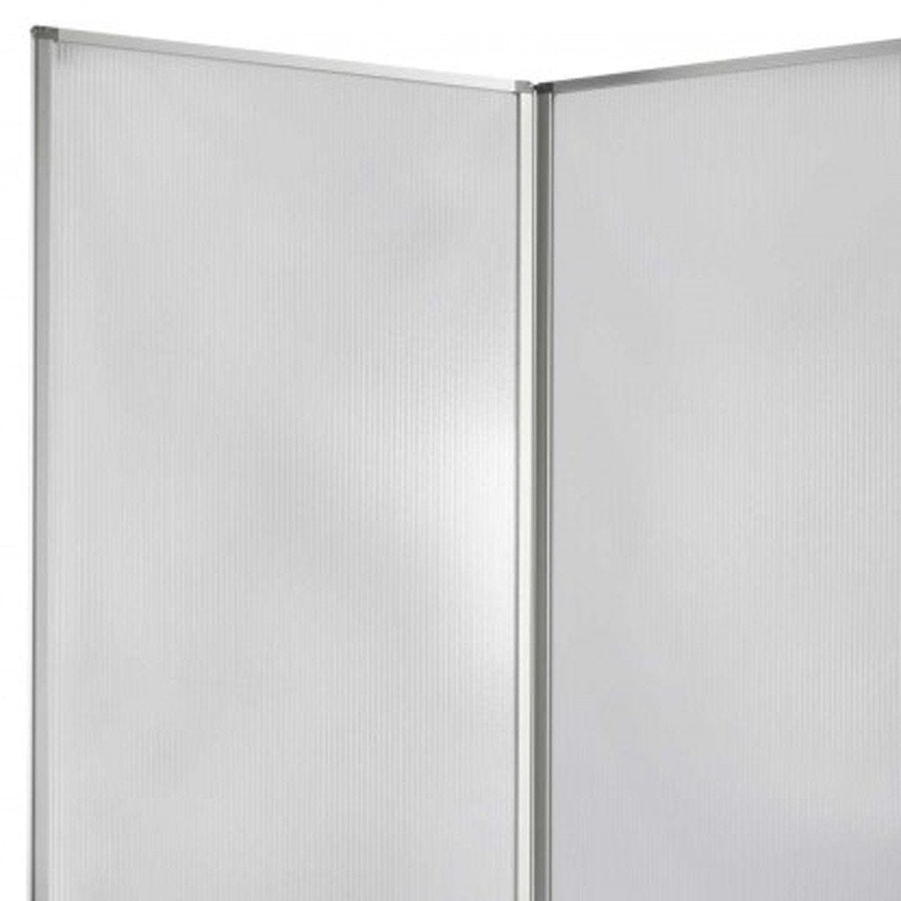 71" Green Iron Folding Nine Panel Screen Room Divider