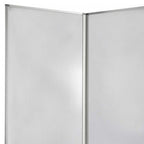 71" Green Iron Folding Nine Panel Screen Room Divider