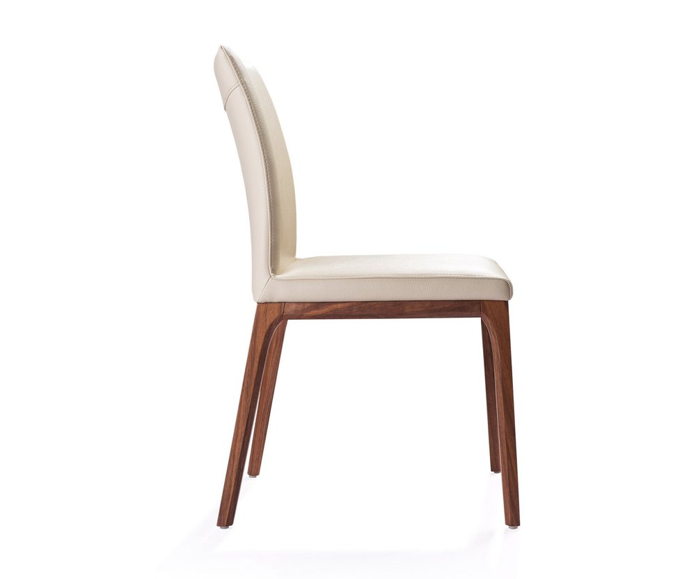 Set of Two Black and Brown Upholstered Faux Leather Dining Side Chairs