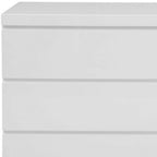63" White Solid Wood Six Drawer Double Dresser