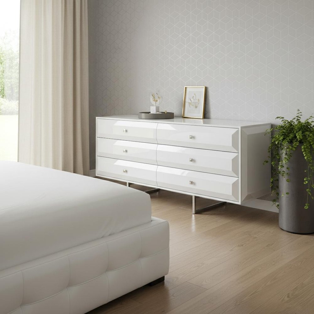 72 X 21 X 31 White Double Dresser Extension