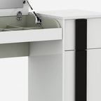 39" White Wood Single Drawer Lingerie Chest