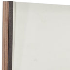 35" Natural Wood Framed Accent Mirror