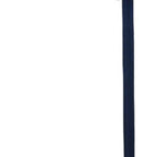 60" Black And White Floor Lamp With White Fabric Drum Shade