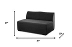 51" Charcoal Loveseat
