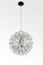 17 X" 17" Stainless Steel Pendant Lamp
