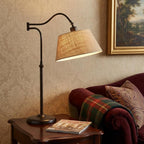 27" Black Desk Lamp With Empire Shade