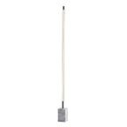 Brass Genuine Marble And Glass Column Floor Lamp