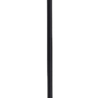 71" Two Light Torchiere Floor Lamp With White Acrylic Bowl Shades