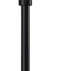 71" Silver Metal Torchiere Floor Lamp With White Bowl Shade