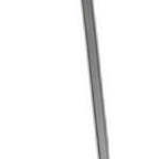 59" Silver Metal Framed Cheval Standing Mirror
