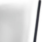 57" Black Metal Freestanding Framed Standing Mirror