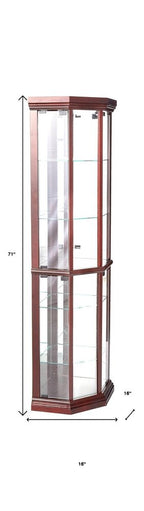 16" Dark Brown Display Stand