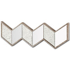 14" Natural Novelty Wood Framed Accent Mirror