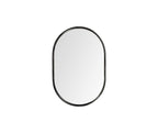Gold Oval Accent Metal Mirror