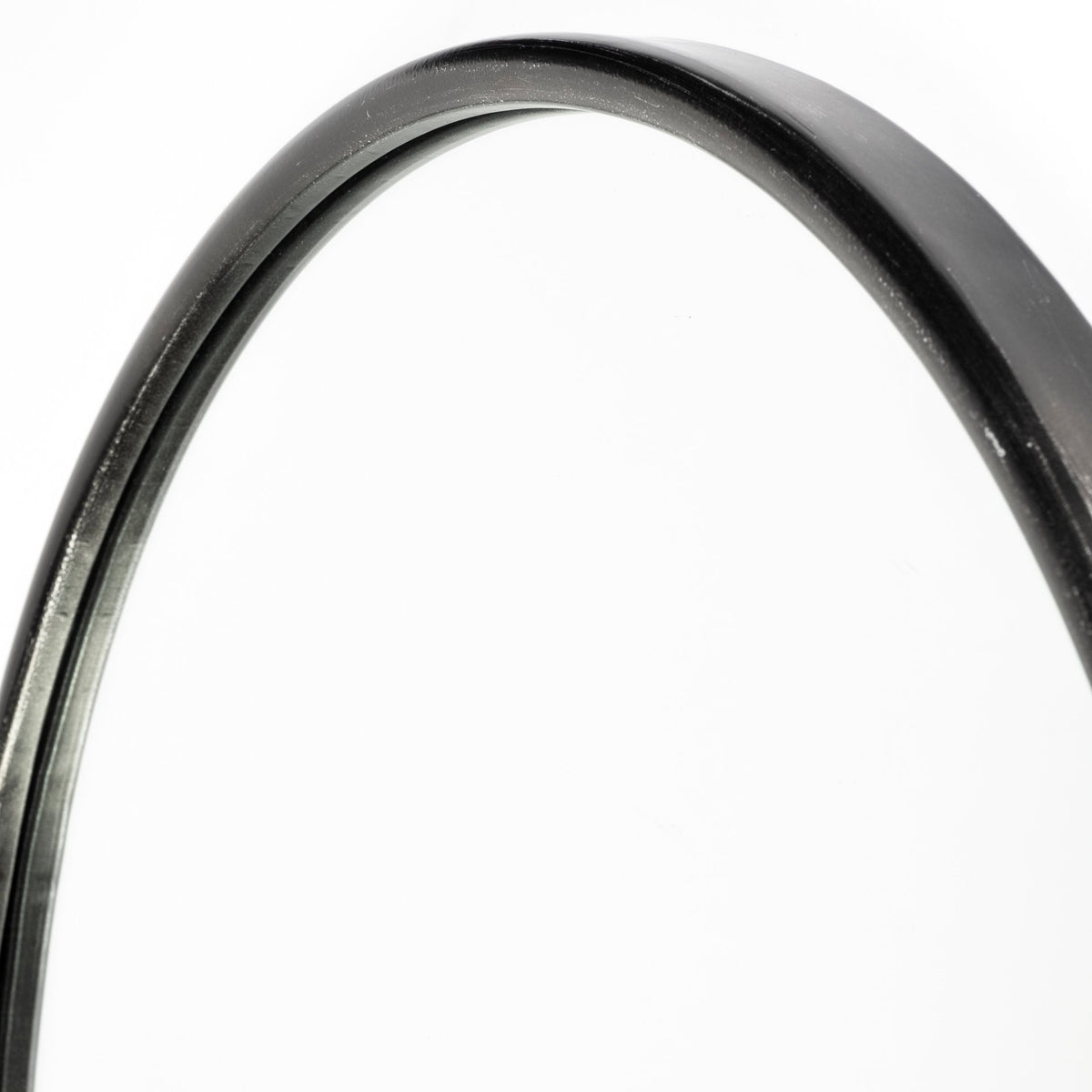 Gold Oval Accent Metal Mirror