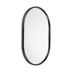 Gold Oval Accent Metal Mirror