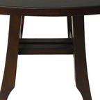 14" Brown Teak Shower Bench