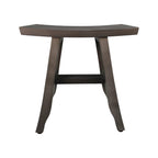 18" Antiqued Gray Teak Rectangular Shower Bench
