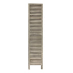 67" Gray Folding Three Panel Screen Room Divider