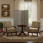 67" Gray Folding Three Panel Screen Room Divider