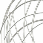 26" X 26" Silver Metal Circle
