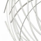 26" X 26" Silver Metal Circle