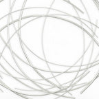 26" X 26" Silver Metal Circle