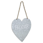 Home Gray Galvanized Cut Out Metal Wall Decor