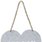Home Gray Galvanized Cut Out Metal Wall Decor