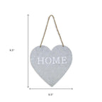 Home Gray Galvanized Cut Out Metal Wall Decor