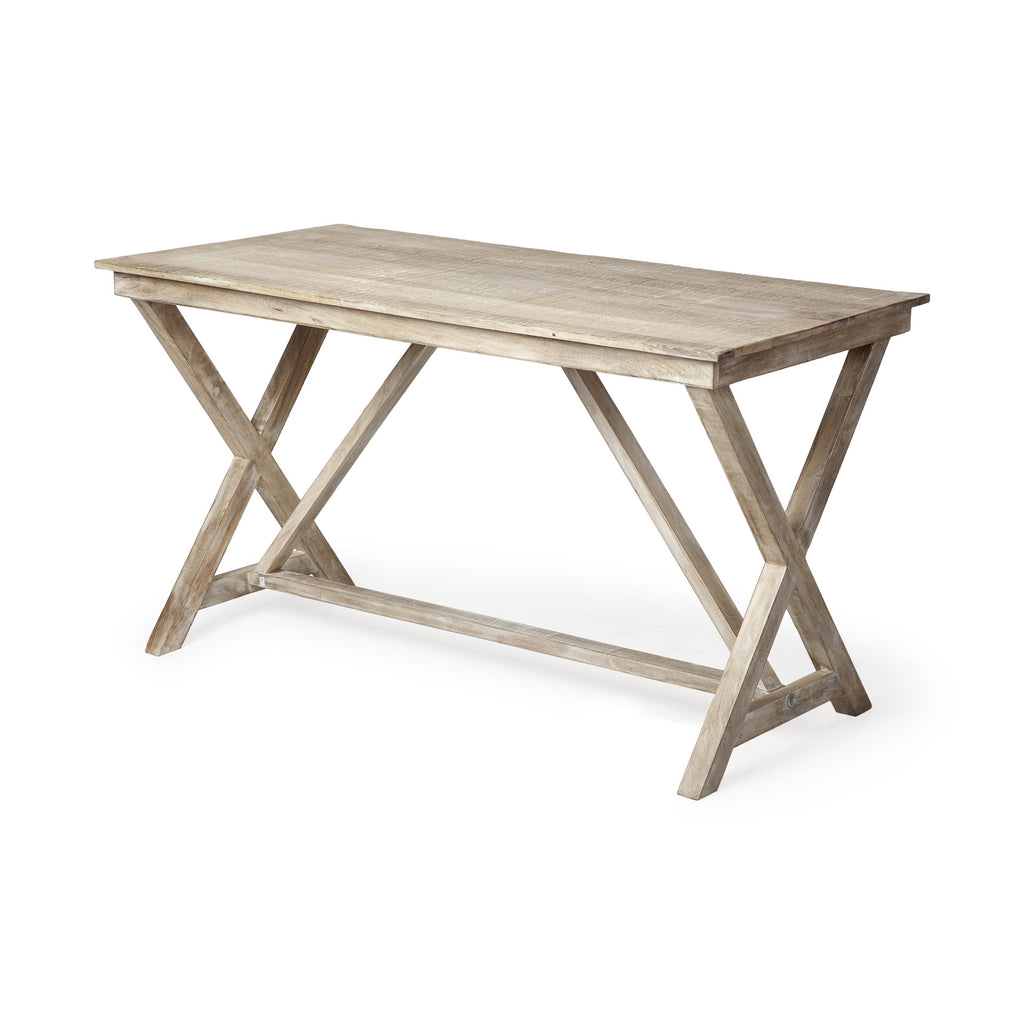 54" Brown Writing Desk