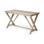 54" Brown Writing Desk